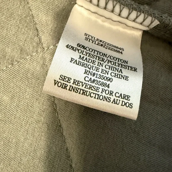 Z Supply Women's Maya Quilted Utility Jacket - Sage Green - Picture 4 of 7